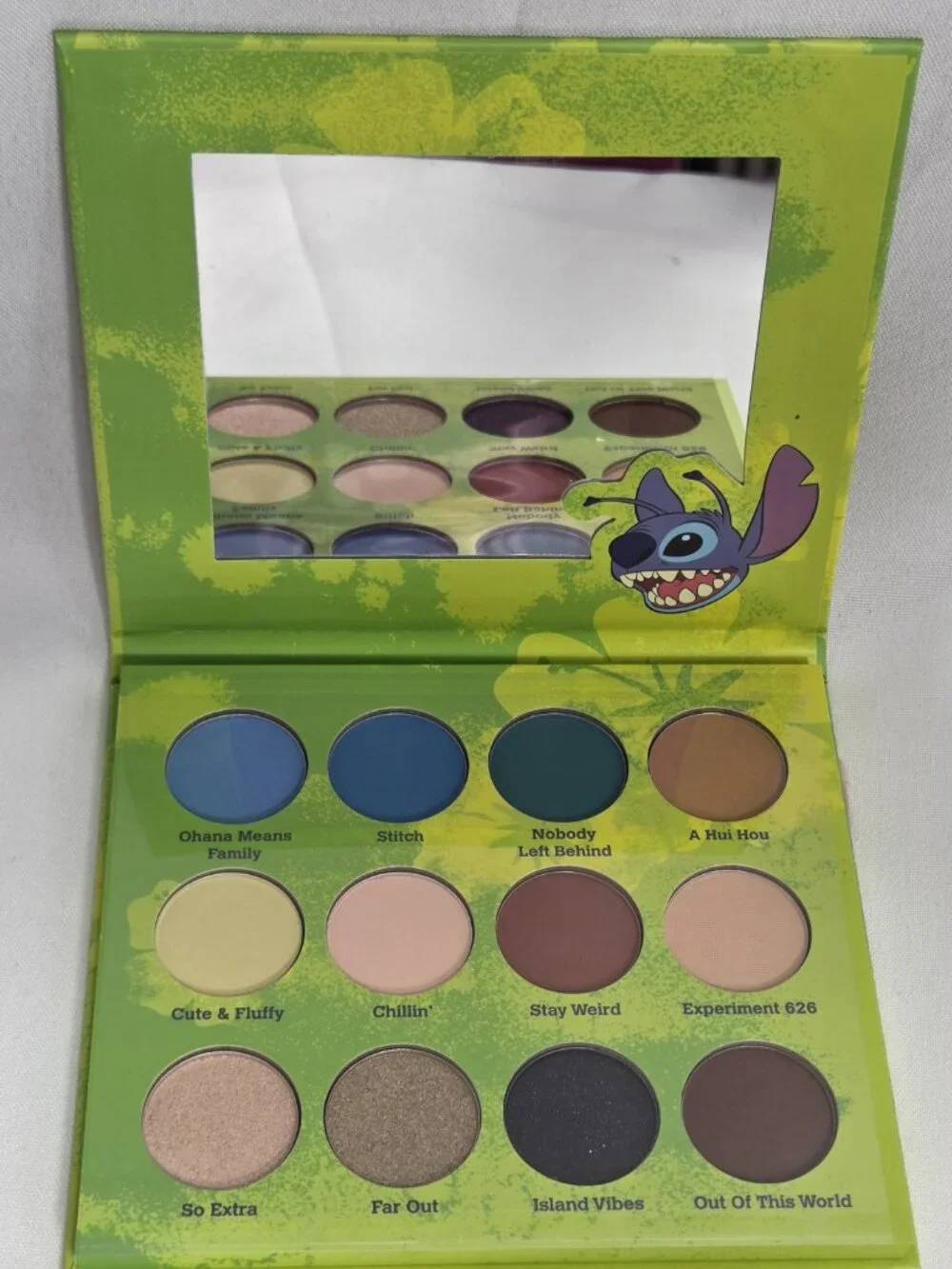 Disney Stitch Eyeshadow Palette Centric Beauty Matte Shimmer Makeup Gift New NIB
